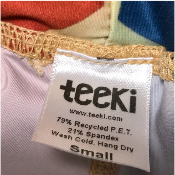 Teeki Leggings Starts Yoga Hot Pants Size Small - Picture 3 of 4